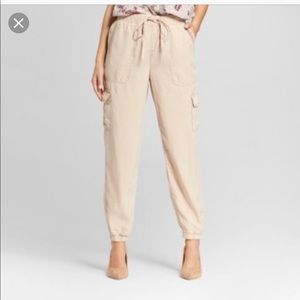 Blush jogger pants